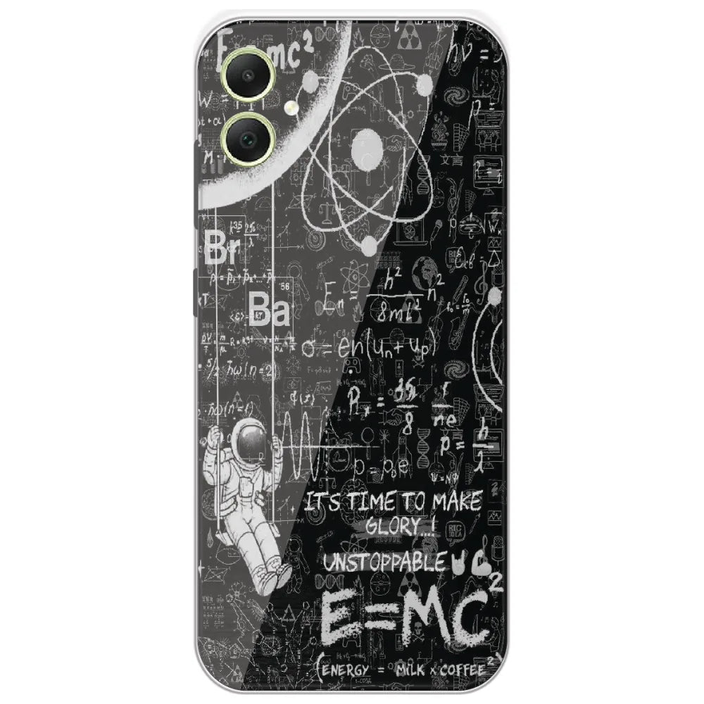 Physics Chalkboard - Printed Silicone Case for Samsung Galaxy A05