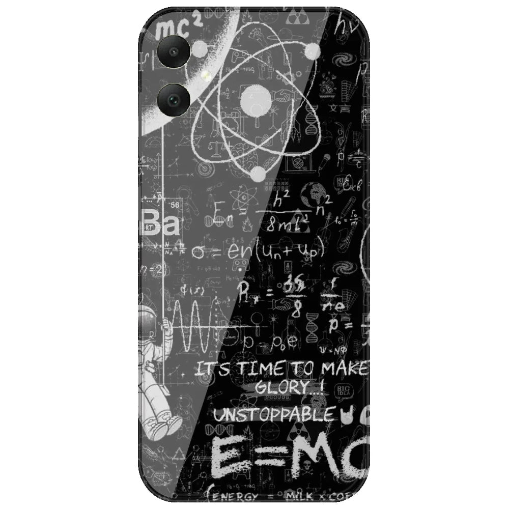 Physics Chalkboard - Printed Silicone Case for Samsung Galaxy A06