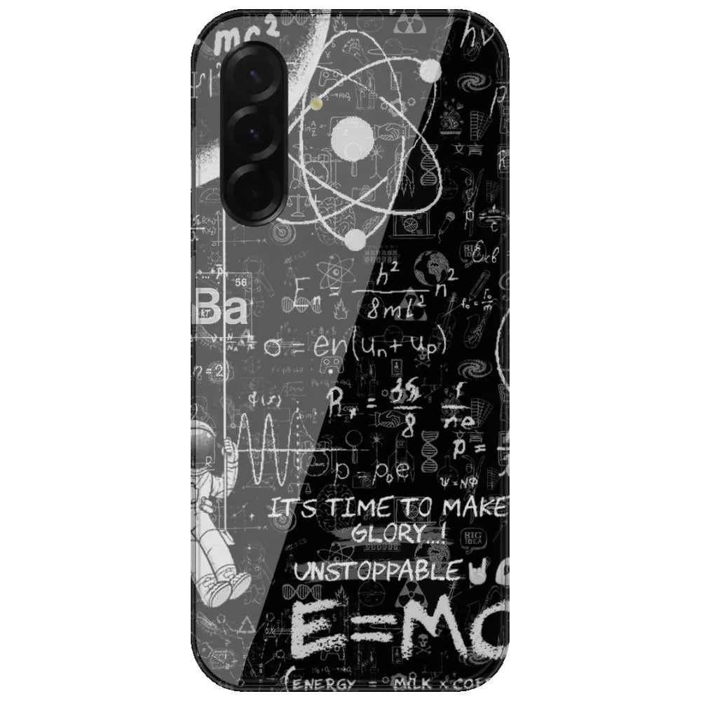 Physics Chalkboard - Printed Silicone Case for Samsung Galaxy A37 5G