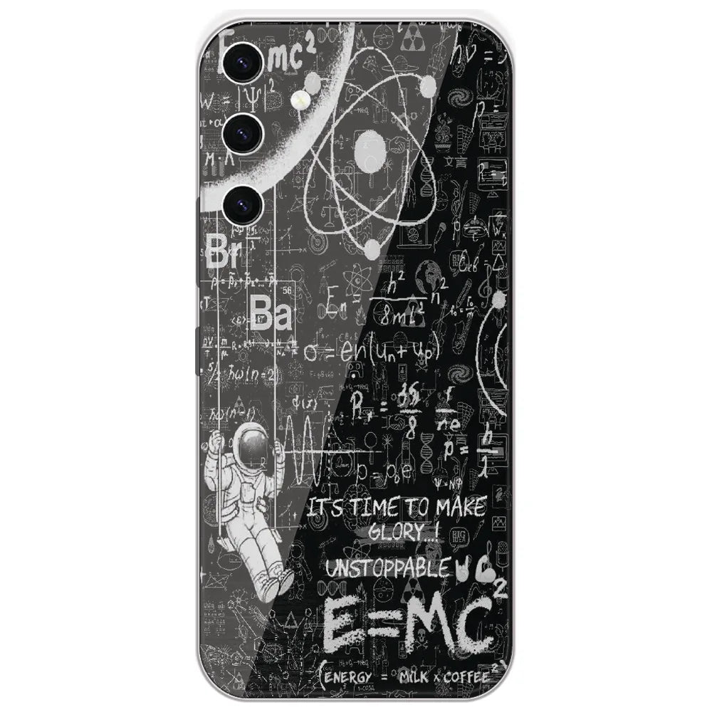 Physics Chalkboard - Printed Silicone Case for Samsung Galaxy S23 Plus 5G
