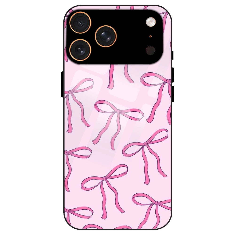 Pink Bows - Glass Case for Apple iPhone 17 Pro
