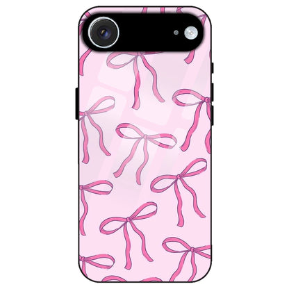 Pink Bows - Glass Case for Apple iPhone Air
