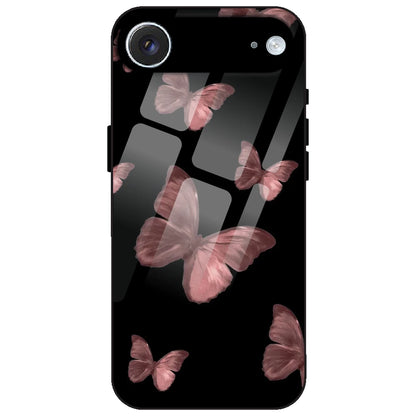 Pink Butterflies - Glass Case for Apple iPhone Air