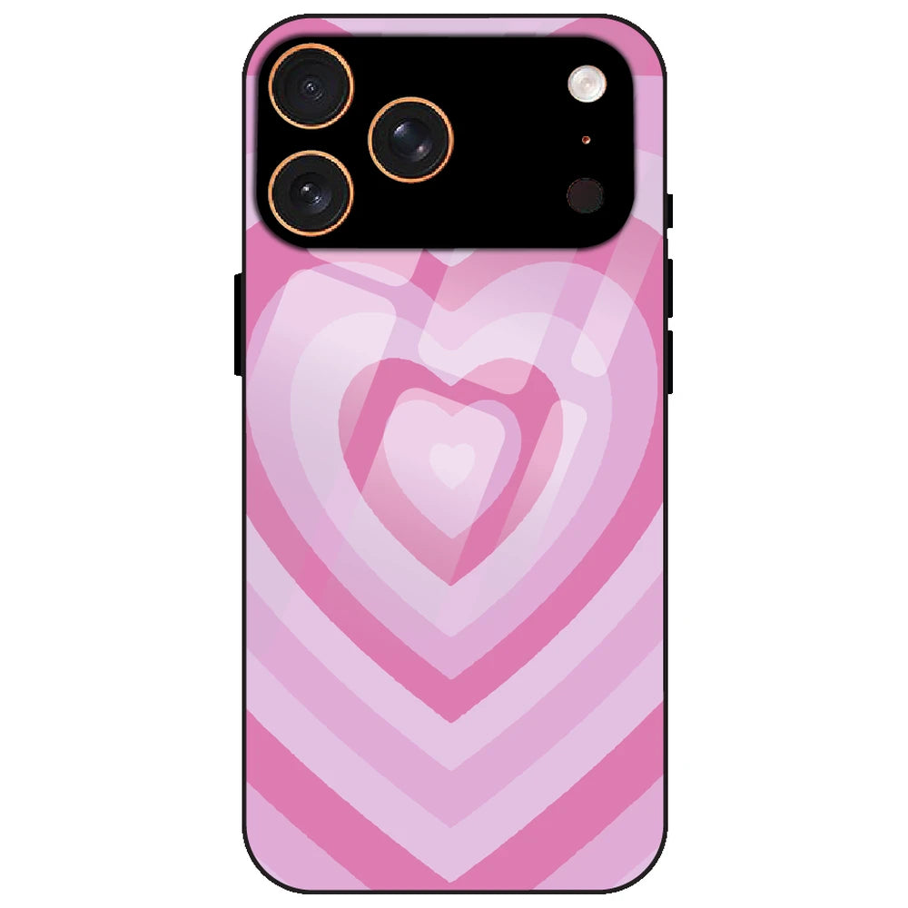 Pink Hearts - Glass Case for Apple iPhone 17 Pro Max