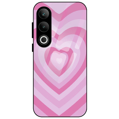 Pink Hearts - Glass Case for OnePlus Nord CE 4