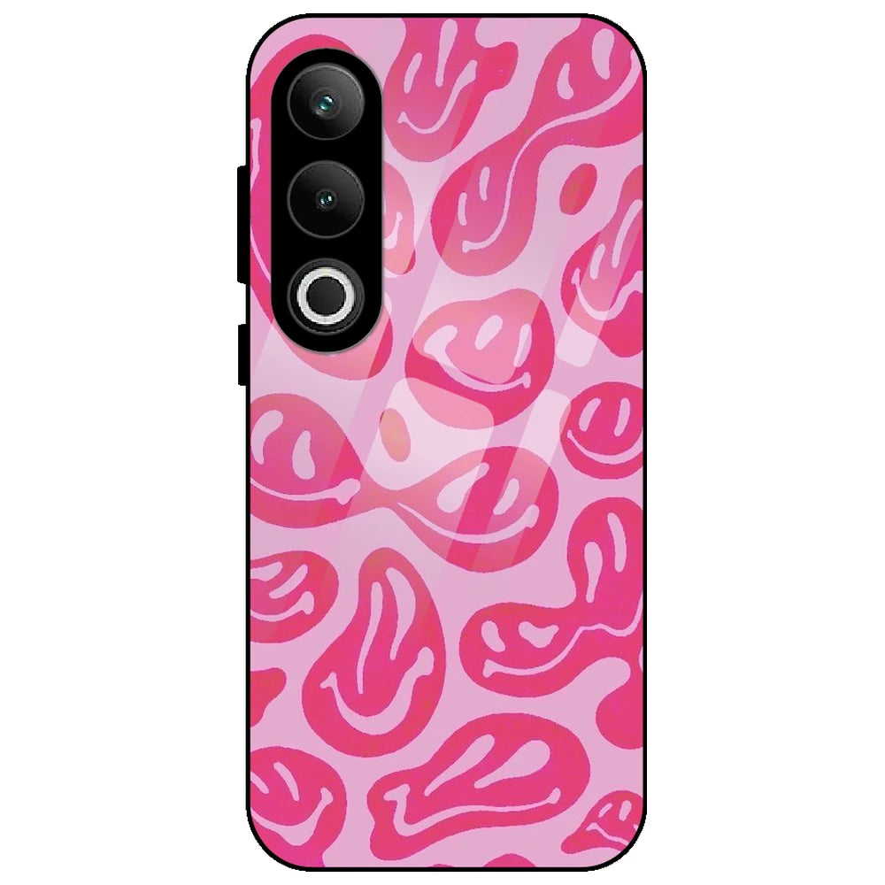 Pink Smilies - Glass Case for OnePlus Nord CE 4