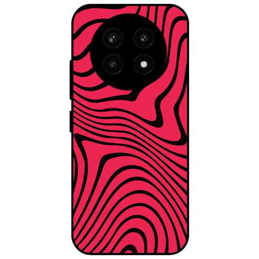 Pink Waves - Glossy Metal Silicone Case for Realme 13 Pro 5G