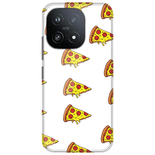 Pizza - Clear Printed Silicone Case for iQOO 15