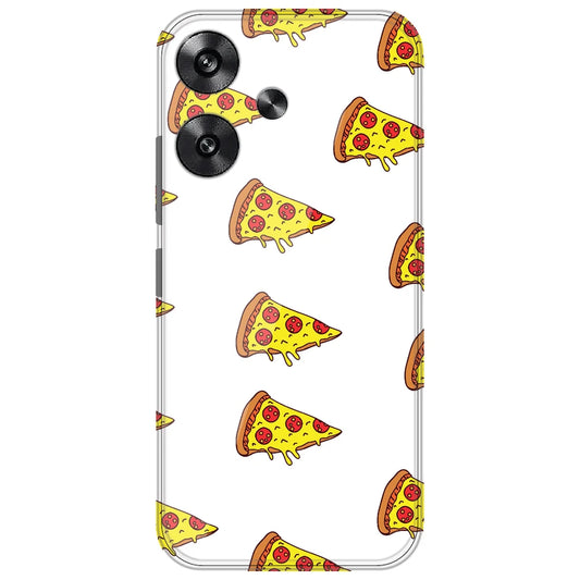 Pizza - Clear Printed Silicone Case for Poco F6