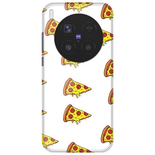 Pizza - Clear Printed Silicone Case for Vivo X300 Pro