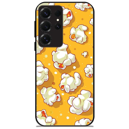 Popcorn Party - Glossy Metal Silicone Case for Samsung Galaxy S25 Ultra