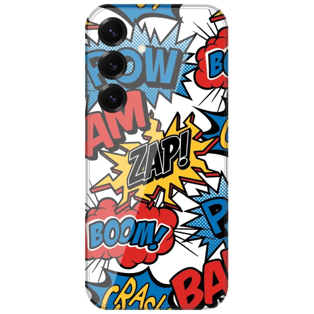 Pow Zap Boom - Printed Silicone Case for Samsung Galaxy S25 FE