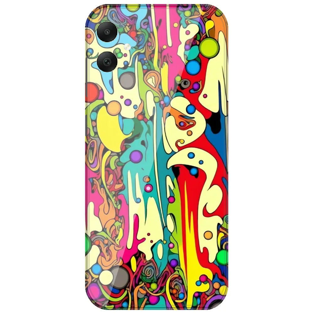 Psychedelic Melt - Printed Silicone Case for Samsung Galaxy A06