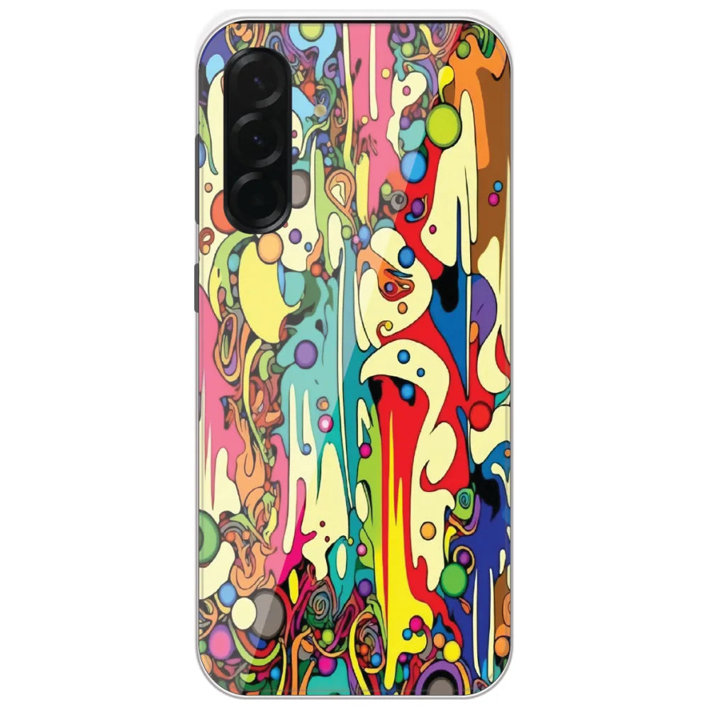 Psychedelic Melt - Printed Silicone Case for Samsung Galaxy A36