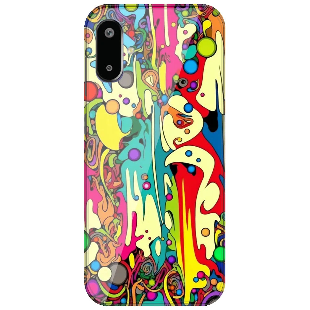 Psychedelic Melt - Printed Silicone Case for Samsung Galaxy F06
