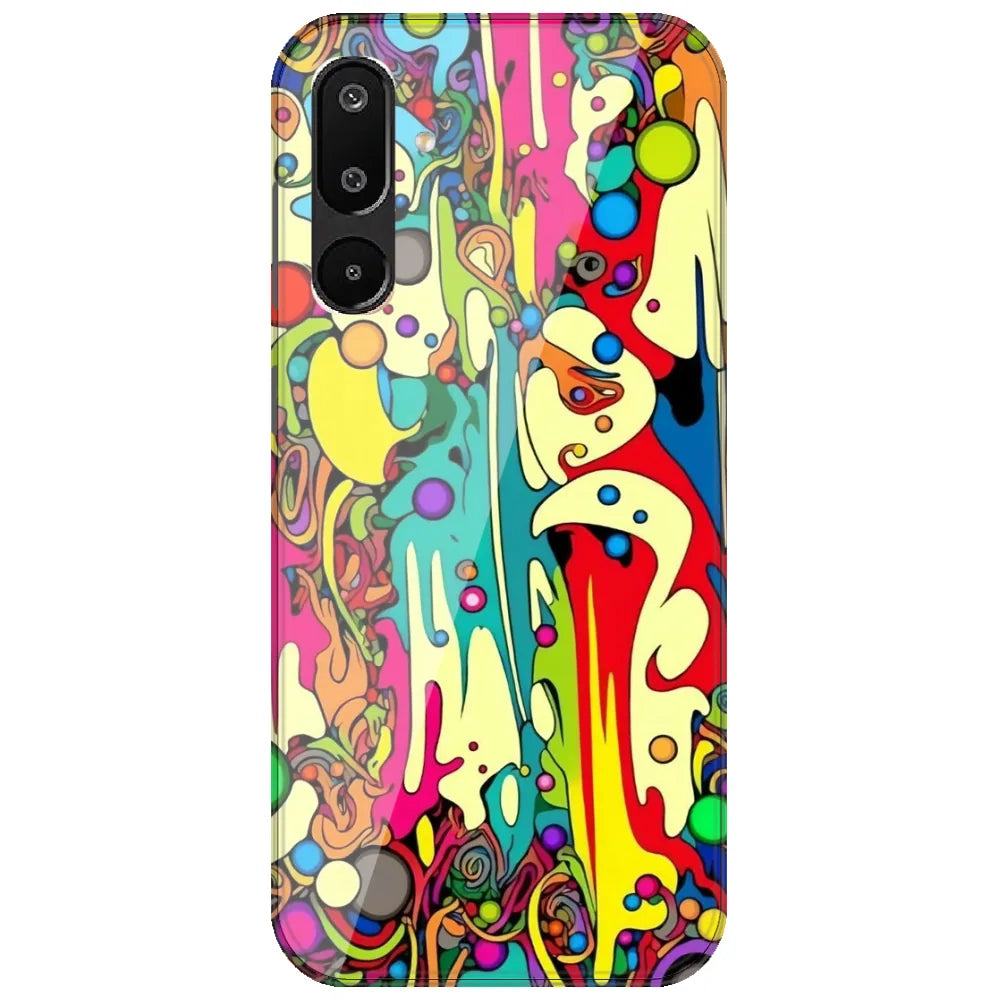 Psychedelic Melt - Printed Silicone Case for Samsung Galaxy M16