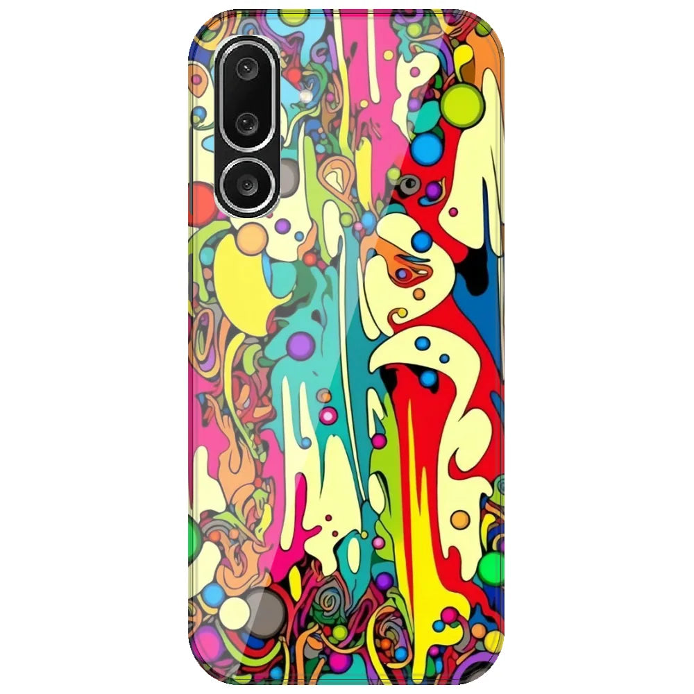 Psychedelic Melt - Printed Silicone Case for Samsung Galaxy M36