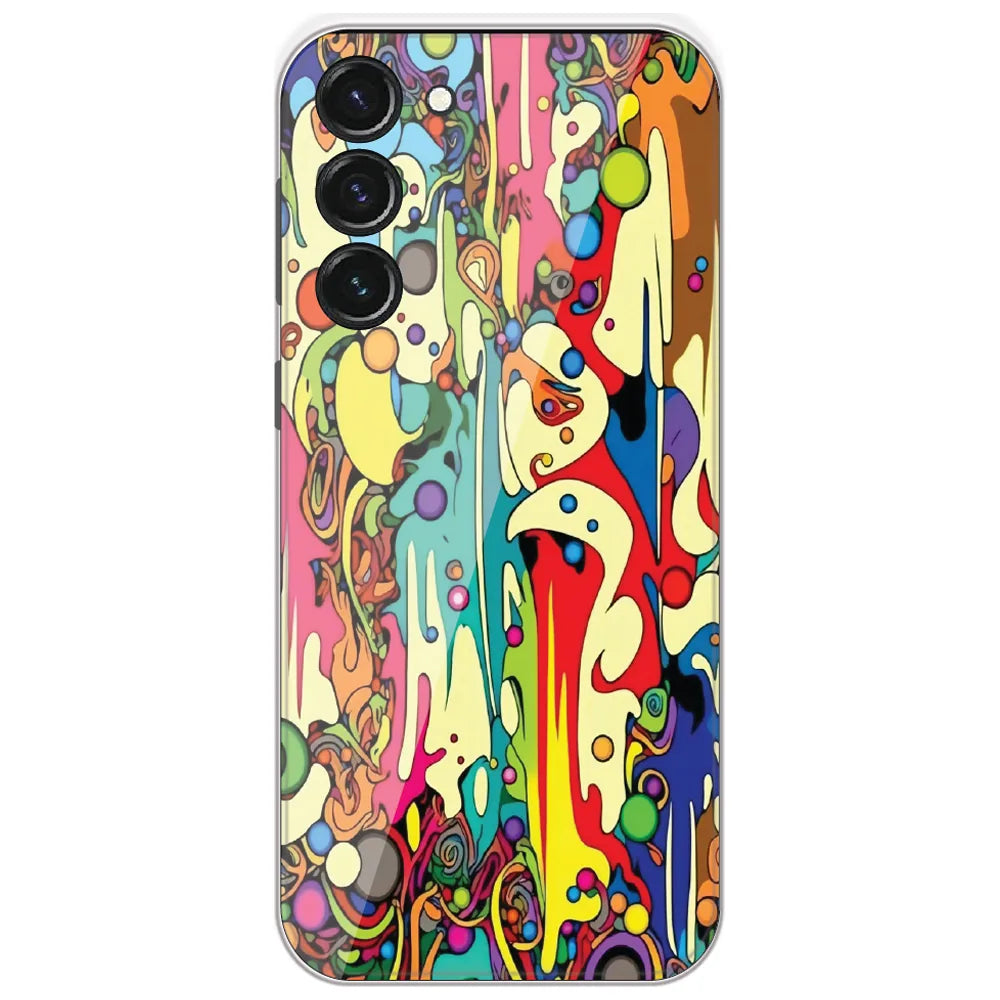 Psychedelic Melt - Printed Silicone Case for Samsung Galaxy S23 5G