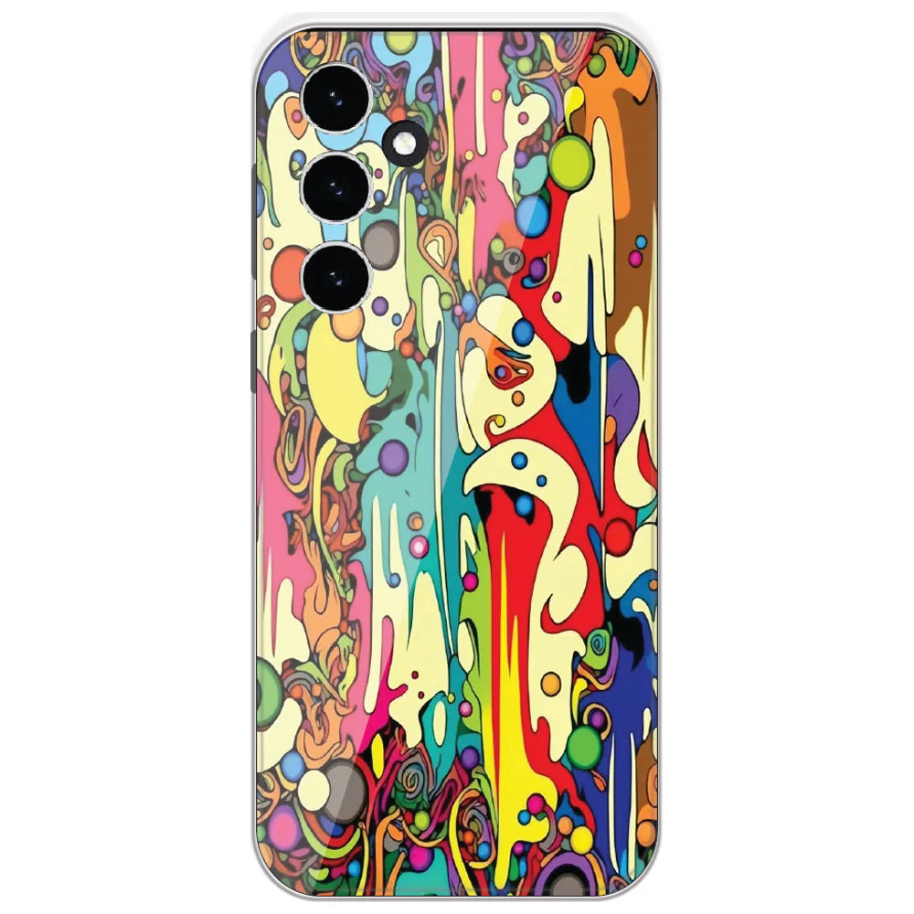 Psychedelic Melt - Printed Silicone Case for Samsung Galaxy S23 FE 5G