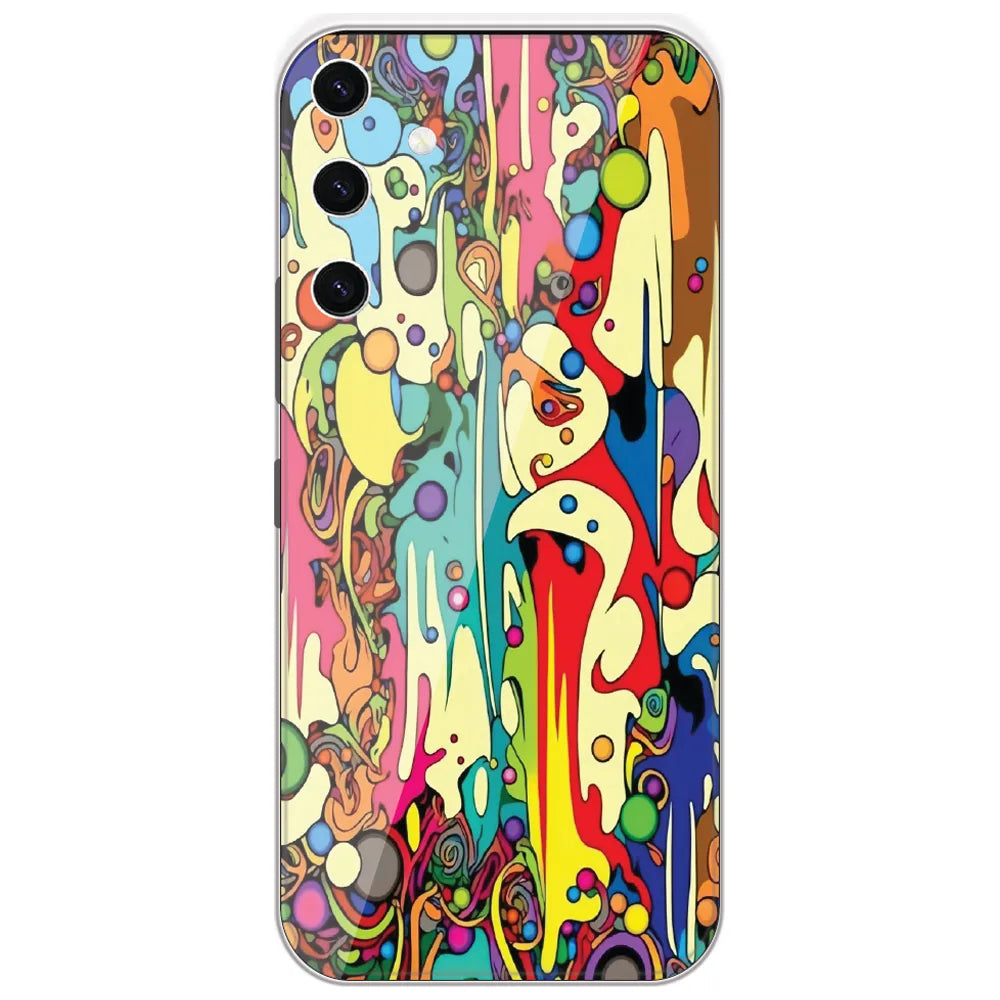 Psychedelic Melt - Printed Silicone Case for Samsung Galaxy S23 Plus 5G