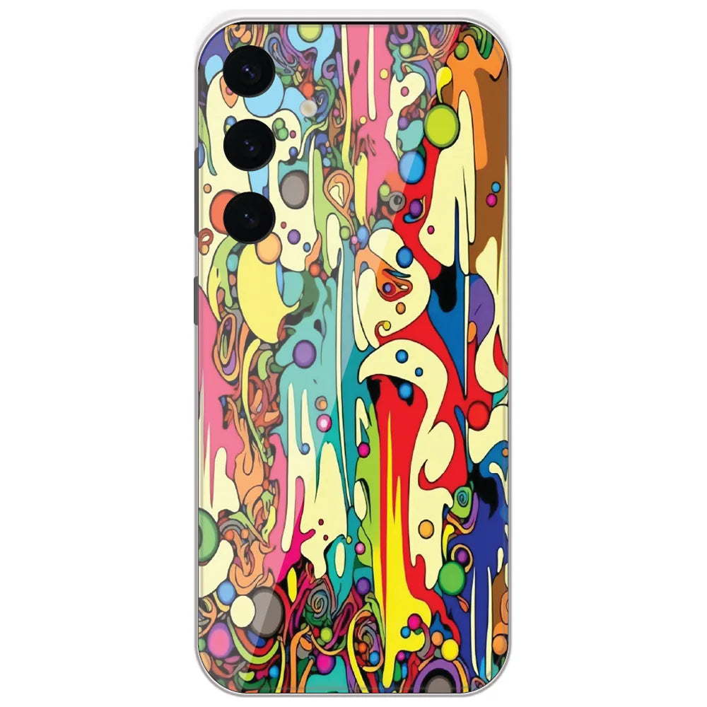 Psychedelic Melt - Printed Silicone Case for Samsung Galaxy S24 Plus