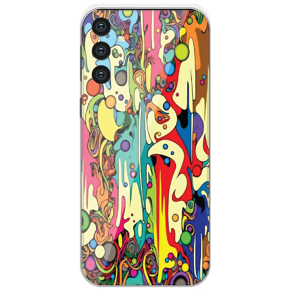 Psychedelic Melt - Printed Silicone Case for Samsung Galaxy S24