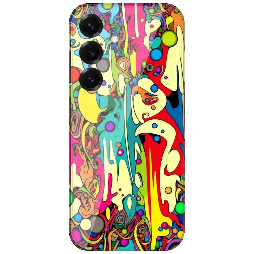 Psychedelic Melt - Printed Silicone Case for Samsung Galaxy S25 FE