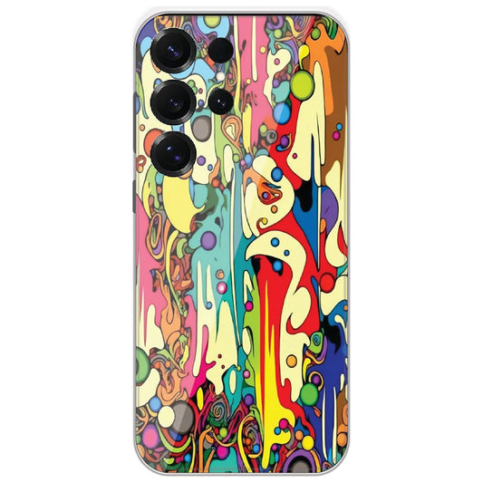 Psychedelic Melt - Printed Silicone Case for Samsung Galaxy S25 Ultra