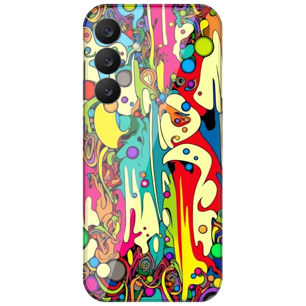 Psychedelic Melt - Printed Silicone Case for Samsung Galaxy S26