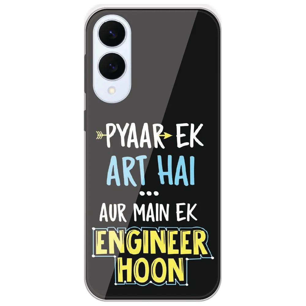 Pyaar Ek Art Hai - Printed Silicone Case for Samsung Galaxy S25 Edge