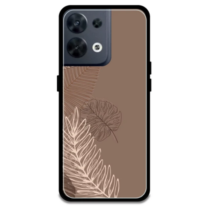 Brown Leaves - Armor Case For Oppo Models Oppo Reno 8 5G