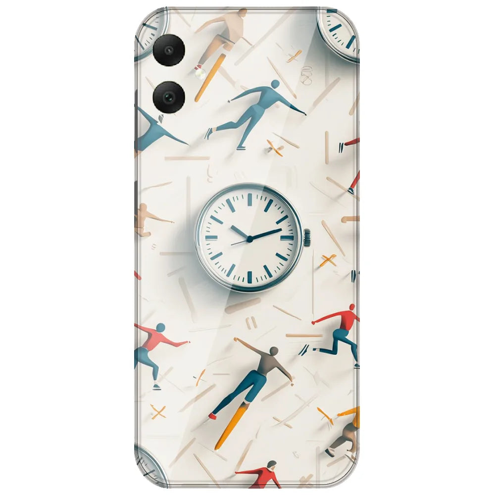 Race Against Time - Printed Silicone Case for Samsung Galaxy A06