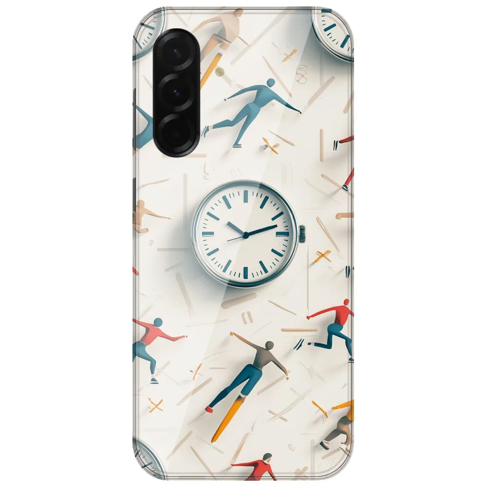 Race Against Time - Printed Silicone Case for Samsung Galaxy A26