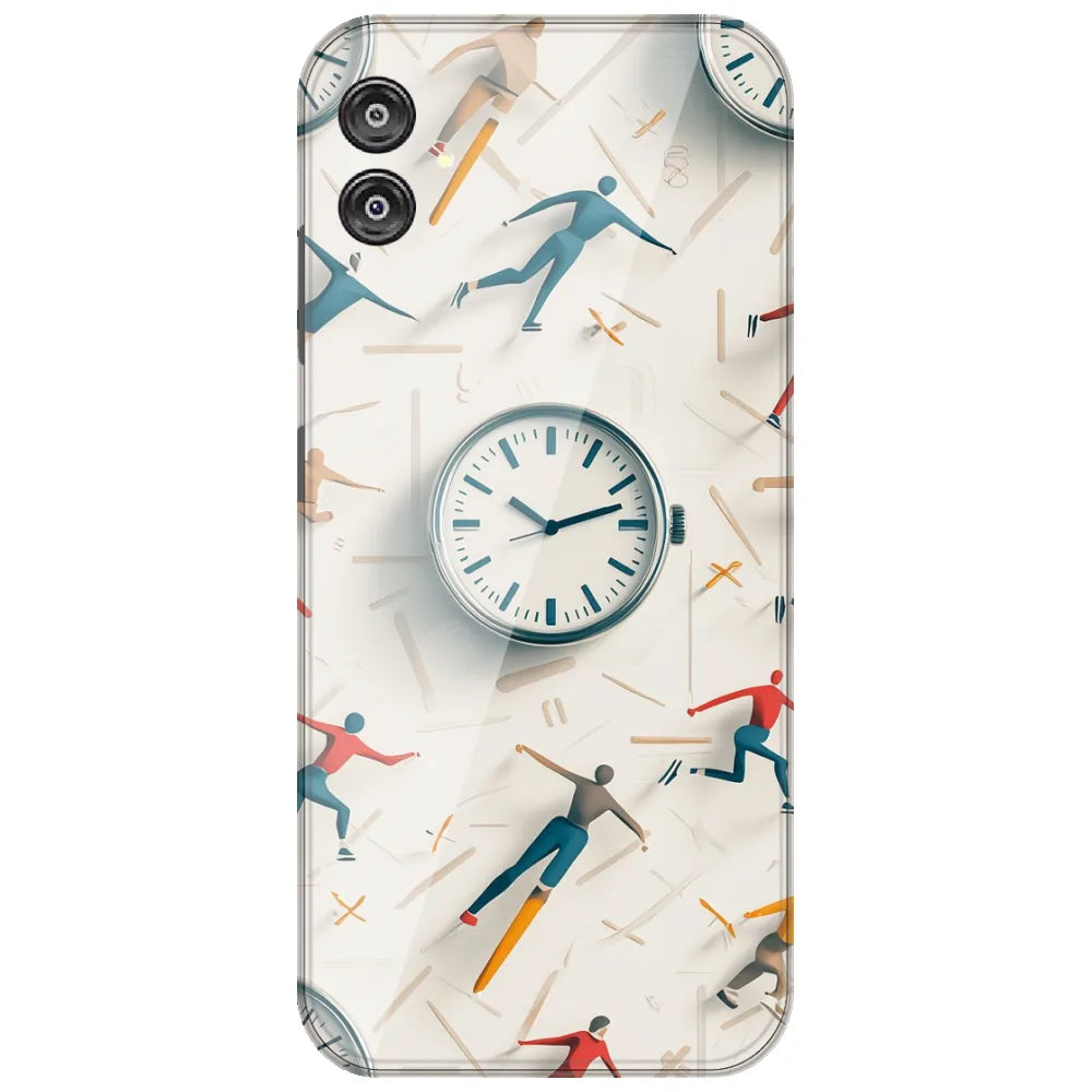 Race Against Time - Printed Silicone Case for Samsung Galaxy F04