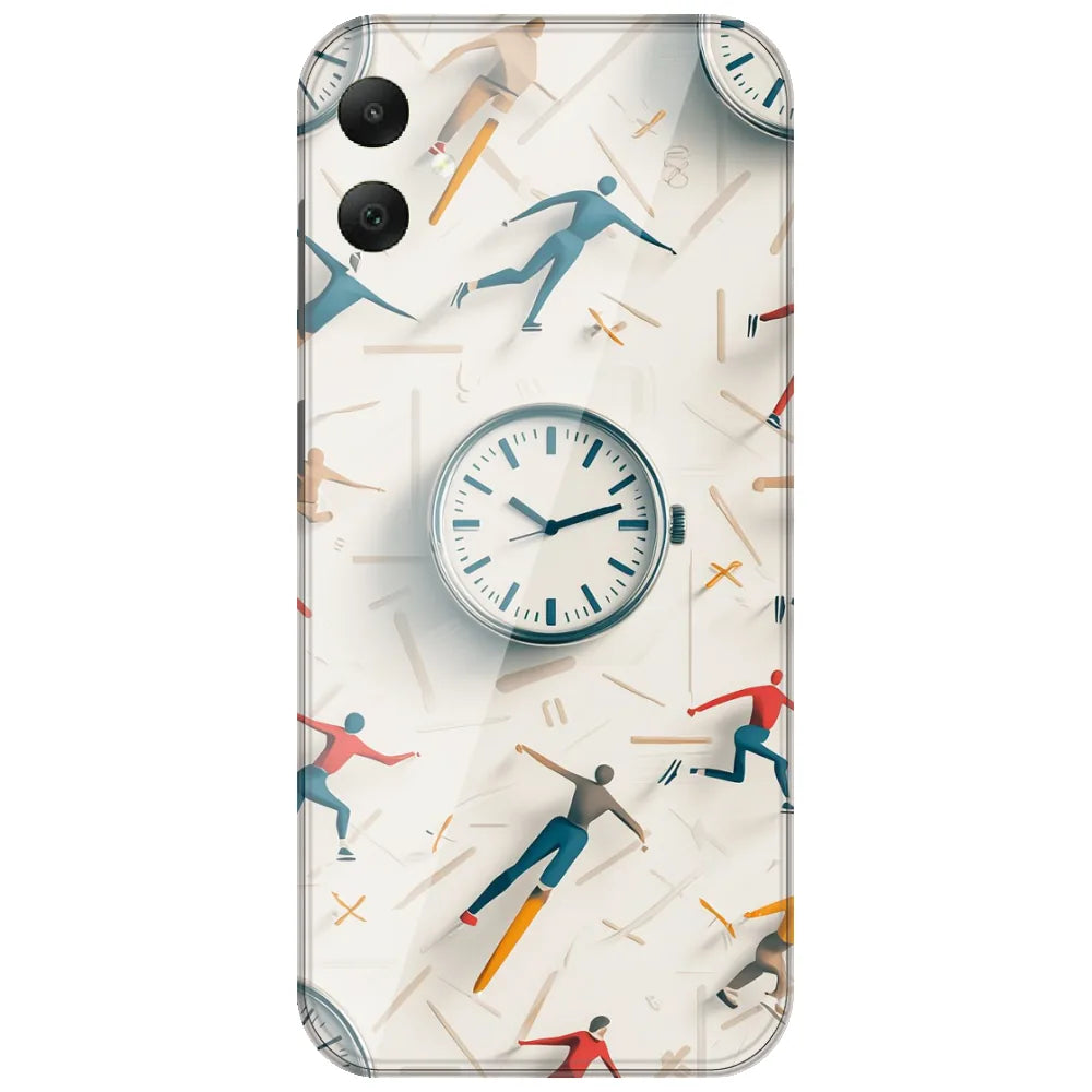 Race Against Time - Printed Silicone Case for Samsung Galaxy F05