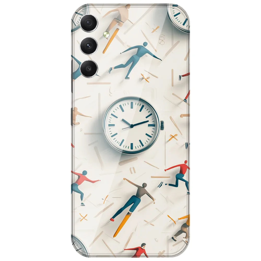 Race Against Time - Printed Silicone Case for Samsung Galaxy F54 5G