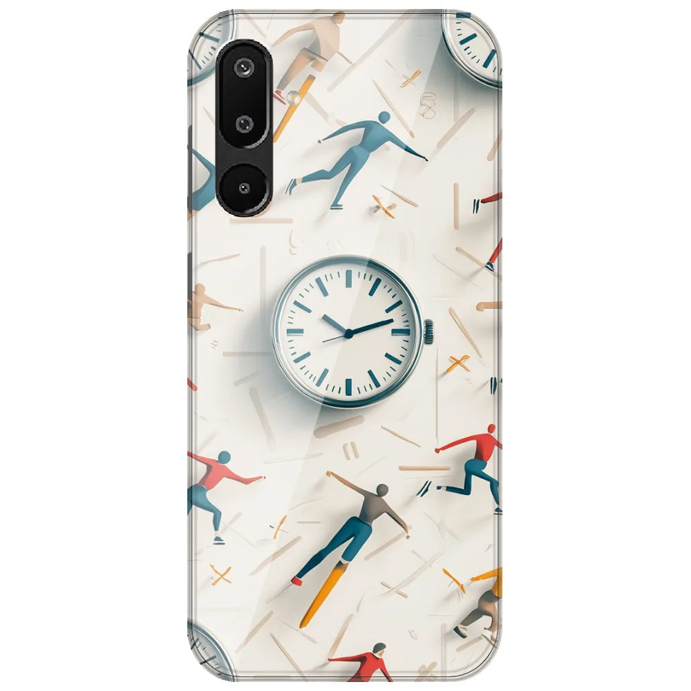 Race Against Time - Printed Silicone Case for Samsung Galaxy M16