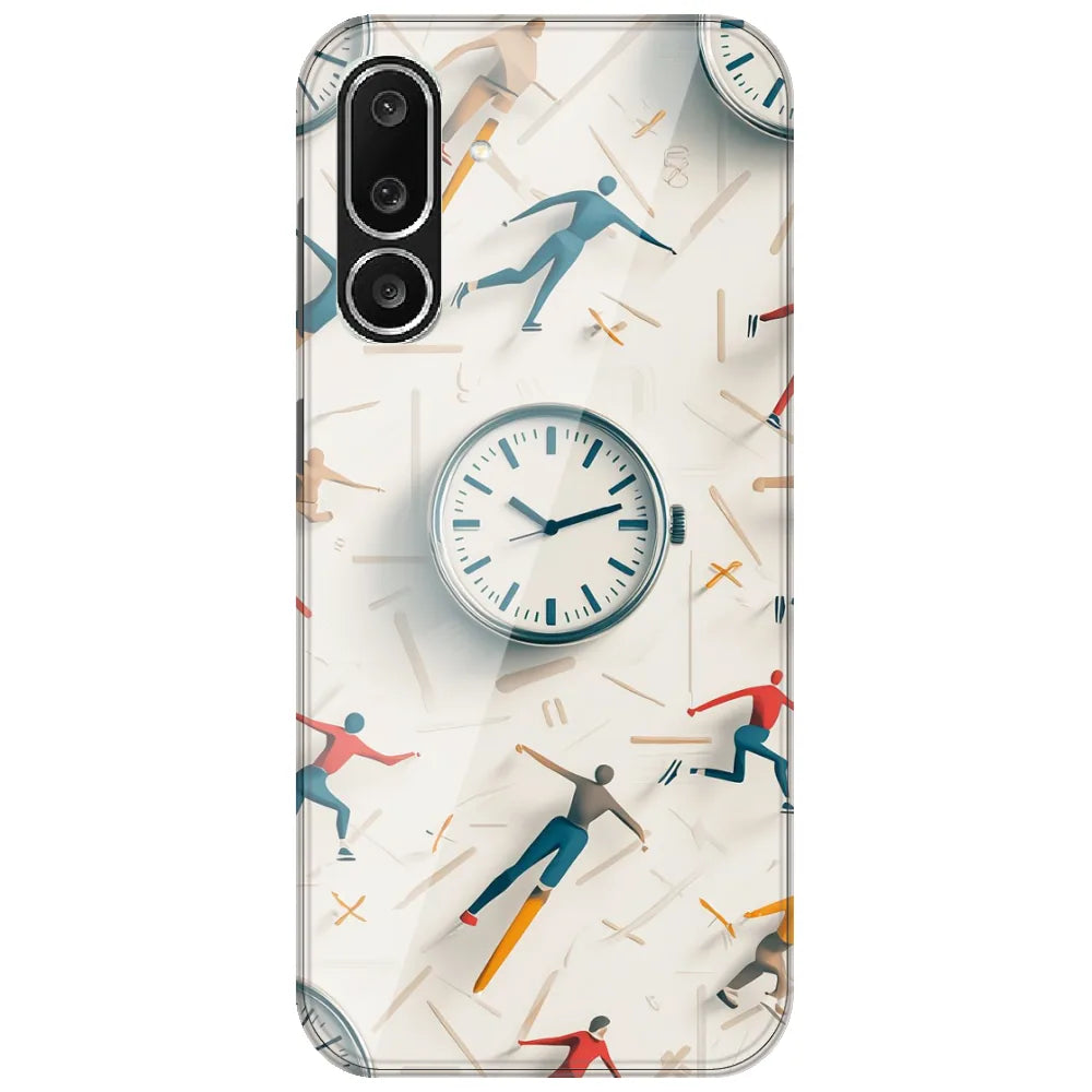 Race Against Time - Printed Silicone Case for Samsung Galaxy M36