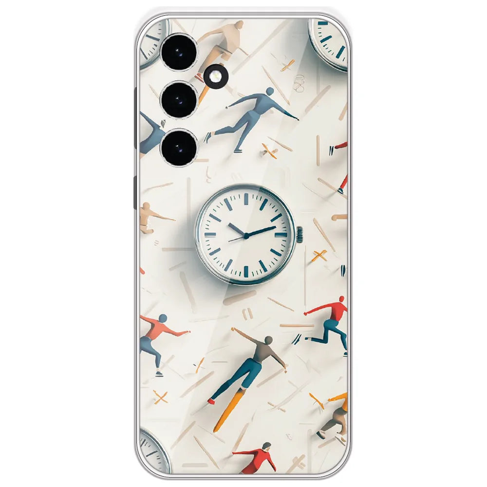 Race Against Time - Printed Silicone Case for Samsung Galaxy S23 FE 5G