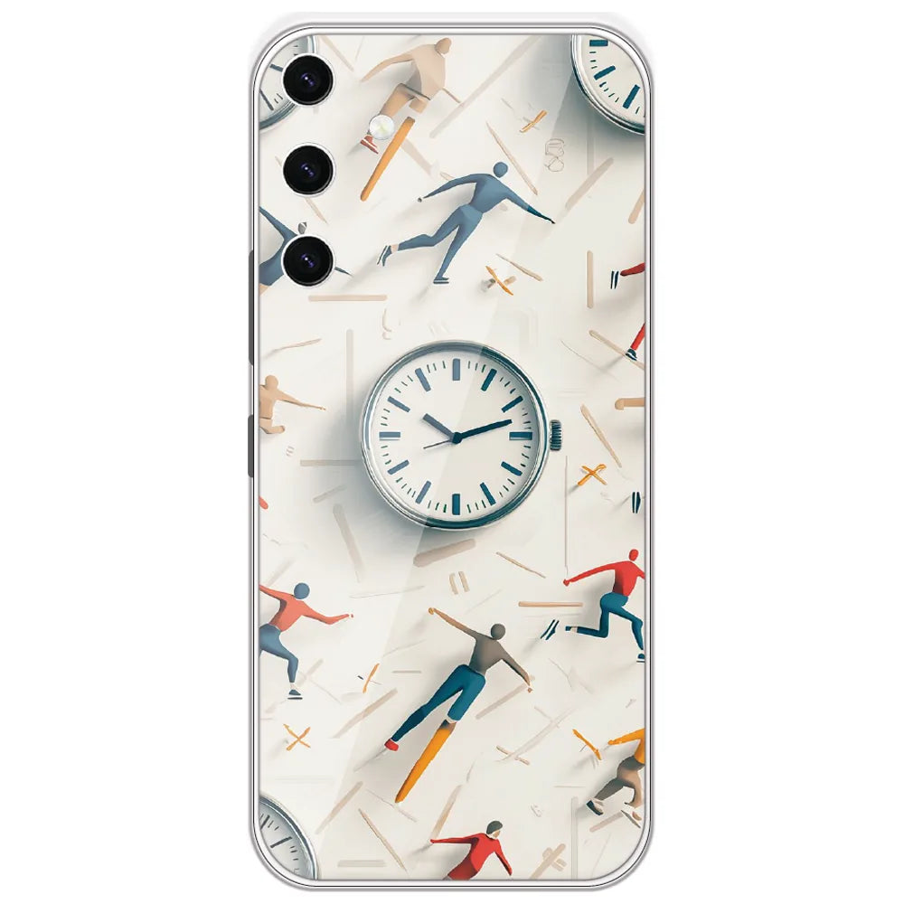 Race Against Time - Printed Silicone Case for Samsung Galaxy S23 Plus 5G
