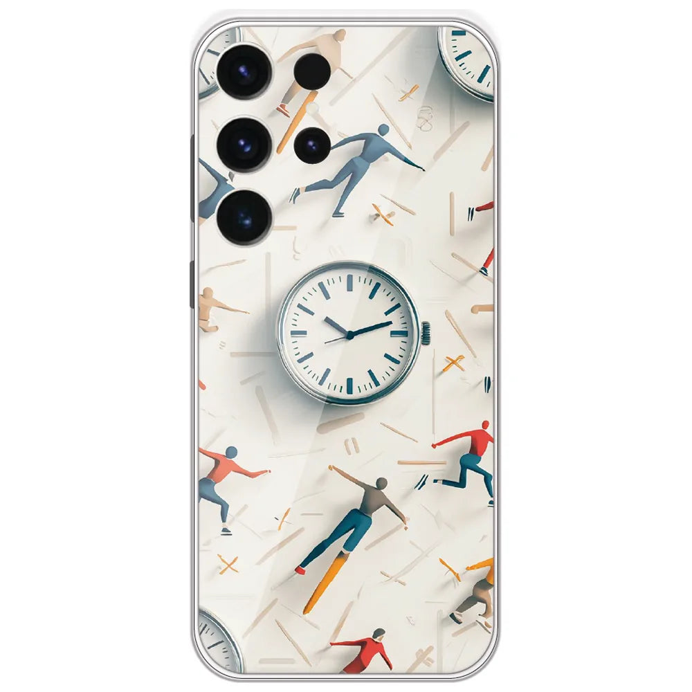 Race Against Time - Printed Silicone Case for Samsung Galaxy S23 Ultra