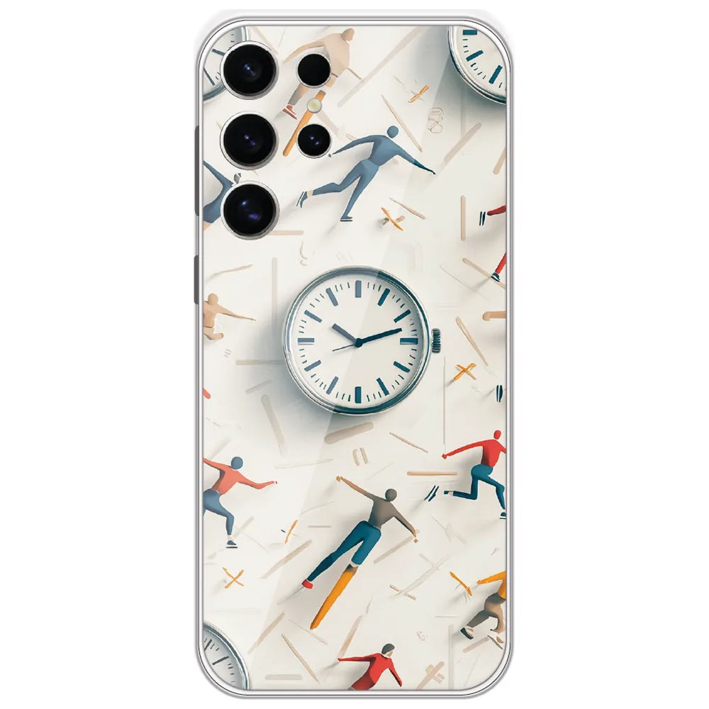 Race Against Time - Printed Silicone Case for Samsung Galaxy S24 Ultra