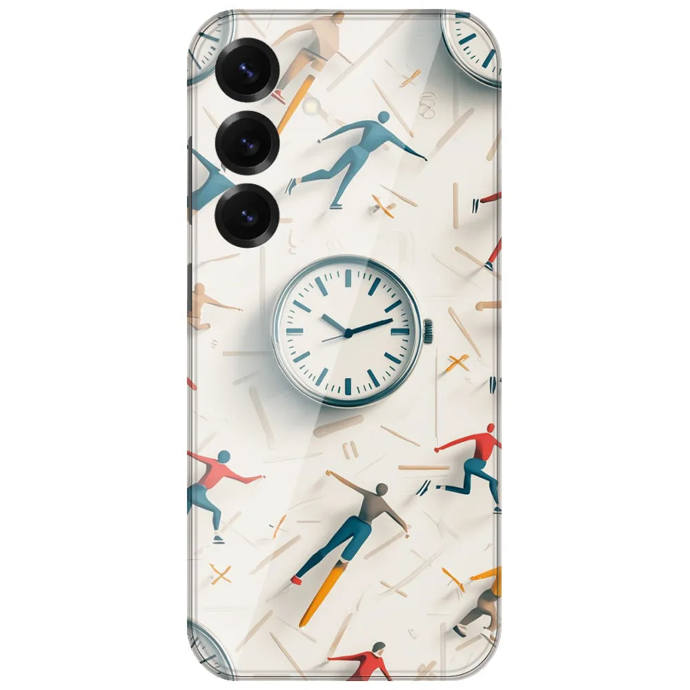 Race Against Time - Printed Silicone Case for Samsung Galaxy S25 FE