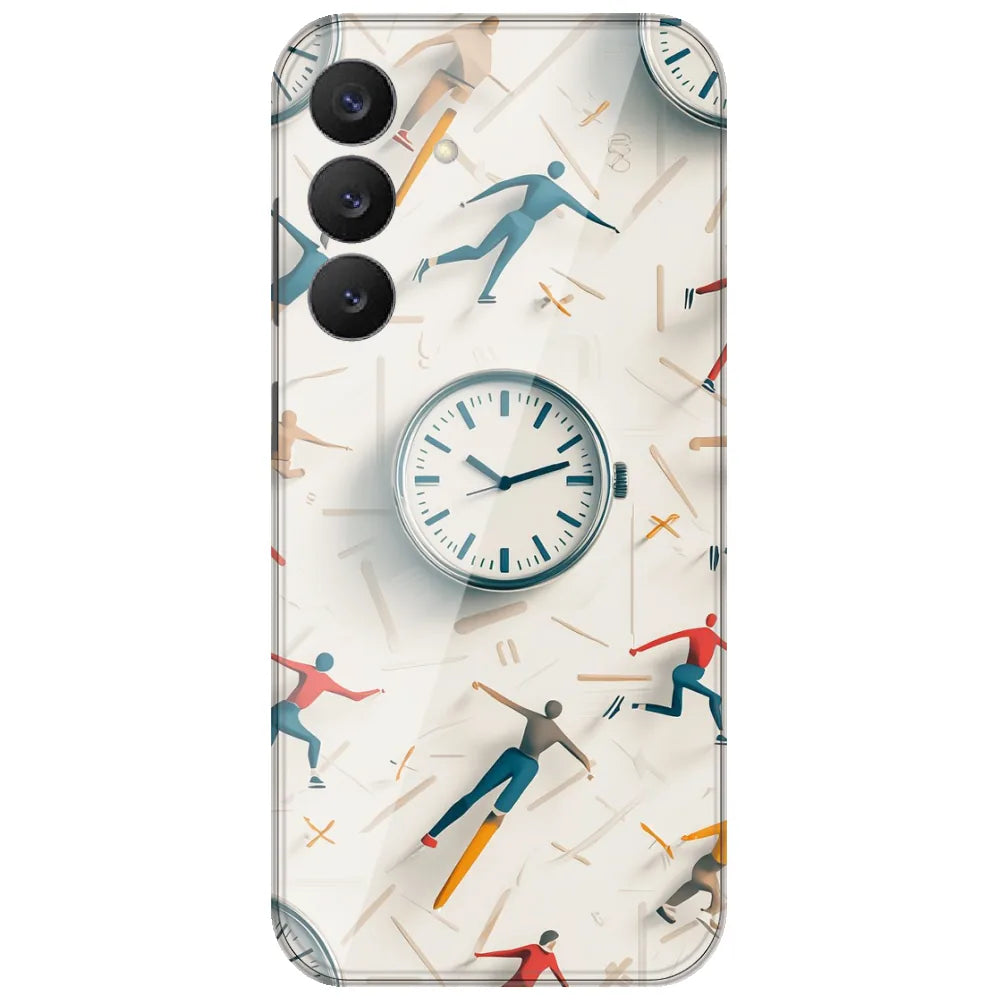 Race Against Time - Printed Silicone Case for Samsung Galaxy S26