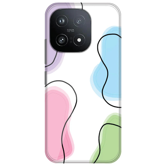 Rainbow Cow Print - Clear Printed Silicone Case for iQOO 15