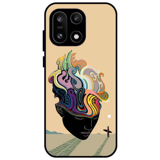 Rainbow Mind - Glossy Metal Silicone Case for OnePlus 15