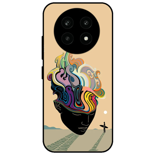 Rainbow Mind - Glossy Metal Silicone Case for Realme 13 Pro 5G