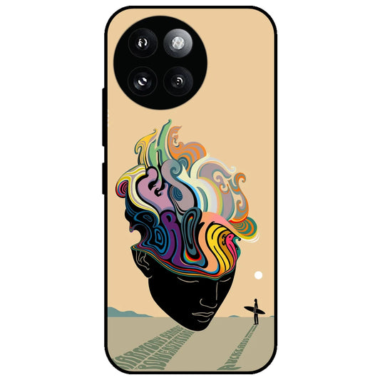 Rainbow Mind - Glossy Metal Silicone Case for Redmi Xiaomi 14 Civi