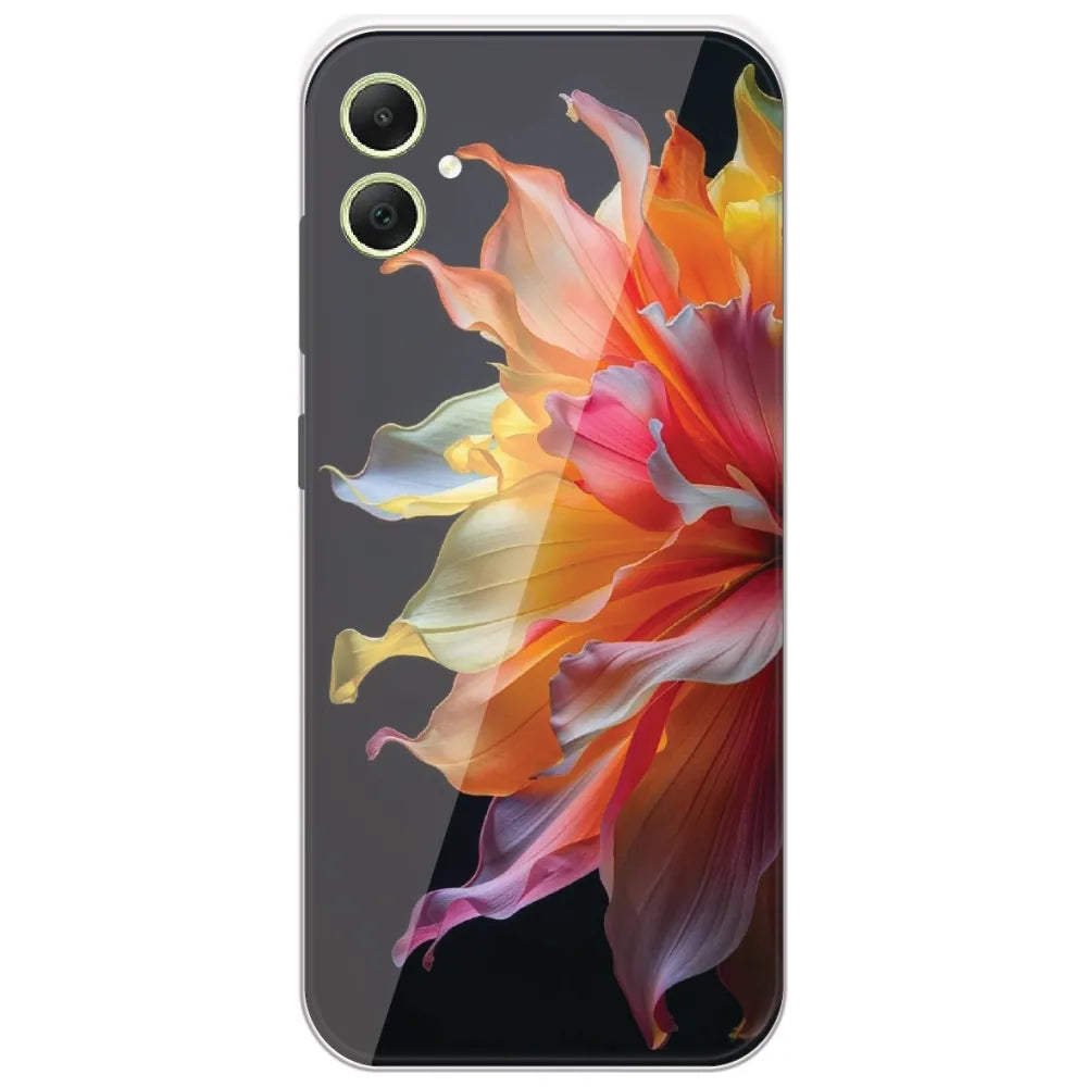 Rainbow Petal Bloom - Printed Silicone Case for Samsung Galaxy A05