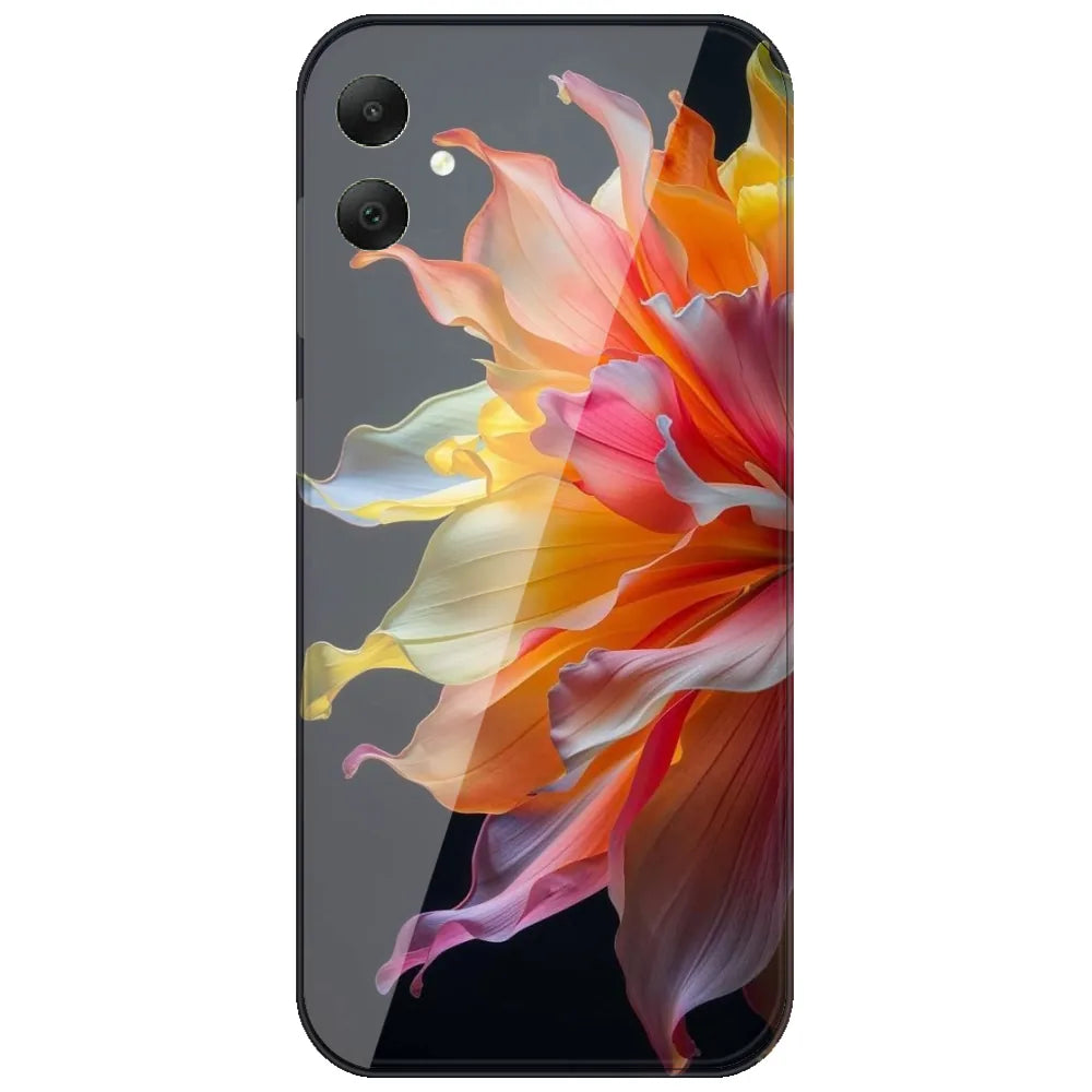 Rainbow Petal Bloom - Printed Silicone Case for Samsung Galaxy A06